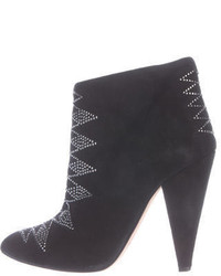 IRO Embellished Suede Ankle Boots