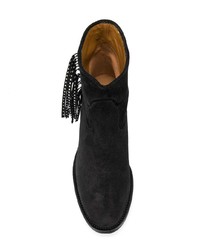 Via Roma 15 Fringed Ankle Boots