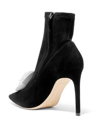 Sophia Webster Jumbo Lilico Leather Appliqud Suede Ankle Boots