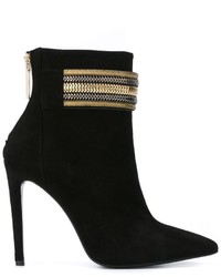 PIERRE BALMAIN Embellished Strap Ankle Boots