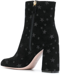 RED Valentino Star Embellished Ankle Boots