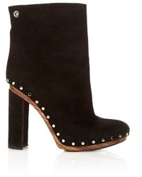 Proenza Schouler Stud Embellished Suede Ankle Boots