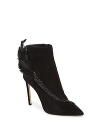 Jimmy Choo Tanya Crystal Feather Embellished Bootie