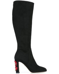 Dolce & Gabbana Embellished Heel Boots