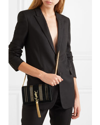Saint Laurent Monogramme Kate Small Embellished Suede Shoulder Bag
