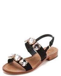 Kate Spade New York Bacau Jeweled Flat Sandals
