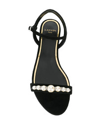 Lanvin Pearl Embellished Sandals