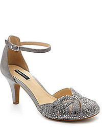 Alex Marie Sabryna Jeweled Ankle Strap Dress Sandals