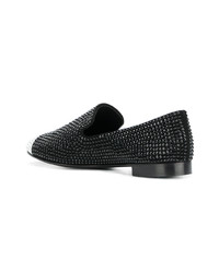 Giuseppe Zanotti Design Crystal Embellished Loafers