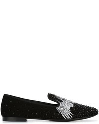 Giuseppe Zanotti Design Embellished Skull Slippers