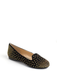 Enzo Angiolini Omanie Embellished Suede Loafers