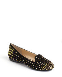Enzo Angiolini Omanie Embellished Suede Loafers