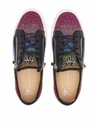 Giuseppe Zanotti Jelly Low Top Leather Sneakers