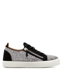 Giuseppe Zanotti Low Top Crystal Embellished Sneakers