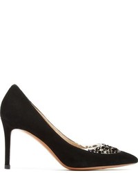 Tory Burch Delphine Embellished Pointy Toe Pump