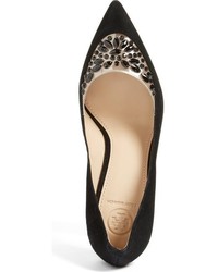 Tory Burch Delphine Embellished Pointy Toe Pump
