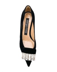 Sergio Rossi Embellished Pointed Toe Pumps