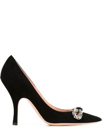 Rochas Embellished Bow Pumps