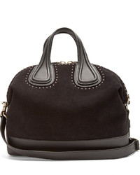 Givenchy Nightingale Embellished Suede And Leather Tote