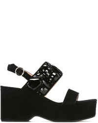 Marc Jacobs Lily Embellished Wedge Sandals
