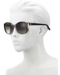Roberto Cavalli 56mm Crystal Embellished Cat Eye Sunglasses