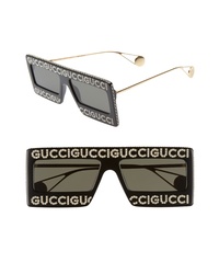 Gucci 60mm Mask Rectangular Sunglasses