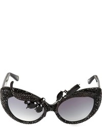 A Morir Embellished Cats Eye Sunglasses