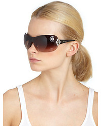 Bvlgari Embellished Shield Sunglasses