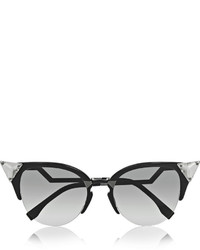 Fendi Crystal Embellished Cat Eye Acetate Sunglasses