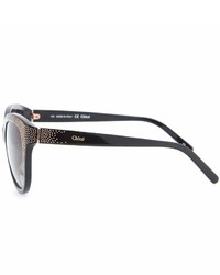 Chloé Embellished Cat Eye Sunglasses