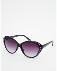 Jeepers Peepers Embellished Cat Eye Sunglasses