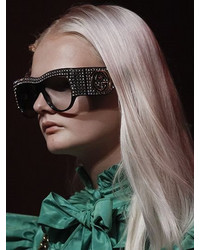 Gucci Swarovski Embellished Square Sunglasses