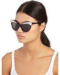 Wildfox Couture Wildfox Le Femme 2 Embellished Cats Eye Sunglasses