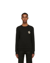 Alexander McQueen Black Jewelled Sweatshirt