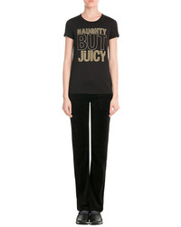 Juicy Couture Embellished Cotton T Shirt