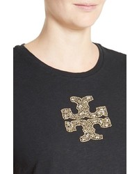 Tory Burch Embroidered Logo MAYA t-shirt women - Glamood Outlet