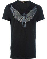 Roberto Cavalli Embellished Pegasus T Shirt