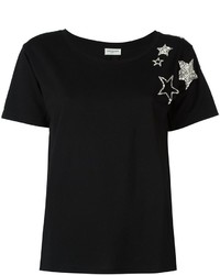 Saint Laurent Star Embellished T Shirt