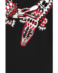 MSGM Tunic With Embellished Alligator Neckline