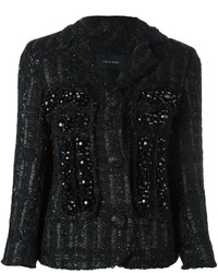 Simone Rocha Embellished Tweed Jacket