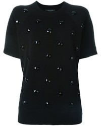 Marc Jacobs Embellished Short Sleeve Sweatshirt