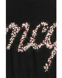 McQ by Alexander McQueen Mcq Alexander Mcqueen Wool Pullover With Embellished Knit Logo