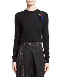 Proenza Schouler Patch Embellished Wool Sweater