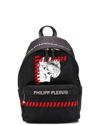Philipp Plein Skull Printed Embroidered Backpack