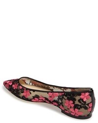 Jimmy Choo Romy Embroidered Floral Flat