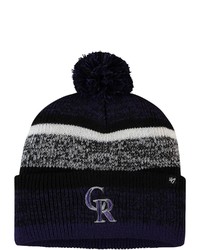 '47 Black Colorado Rockies Northward Cuffed Knit Hat With Pom At Nordstrom