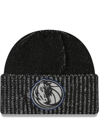 New Era Black Dallas Mavericks Popflect Cuffed Knit Hat At Nordstrom