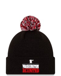 New Era Black Dc United Since 96 Hooked Cuffed Knit Hat With Pom At Nordstrom
