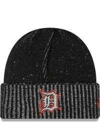 New Era Black Detroit Tigers Pop Flect Cuffed Knit Hat At Nordstrom