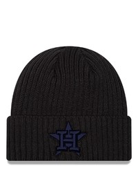 New Era Black Houston Astros Core Classic Cuffed Knit Hat At Nordstrom